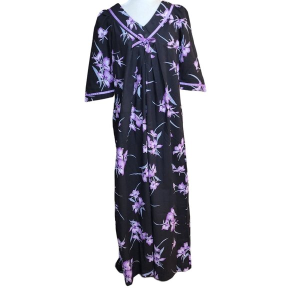 Fashions by Loke Dresses & Skirts - Vintage Fashions by Loke Womens 12 Authentic Hawaiian Muu Muu Caftan House Dress